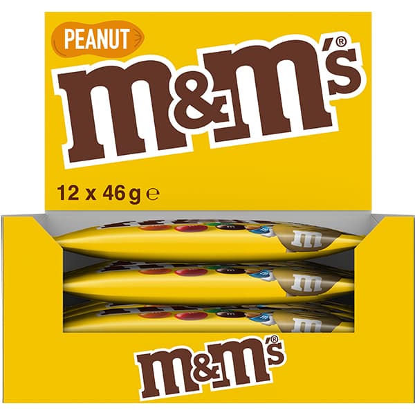 M&M'S Peanut 12x46g Bags