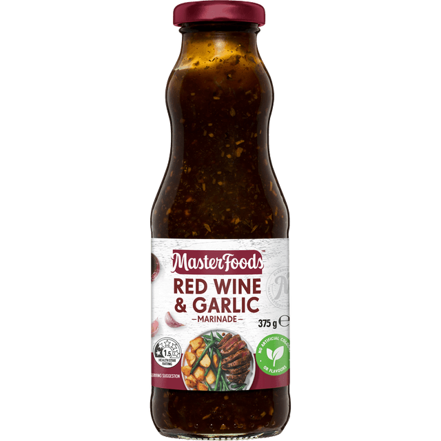 MasterFoods Red Wine & Garlic Marinade 375g