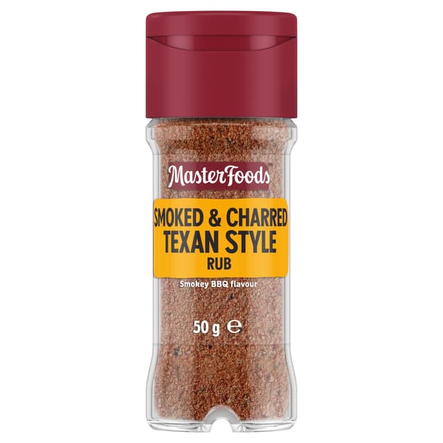 MasterFoods Smoked & Charred Texan Style Seasoning Rub 50g