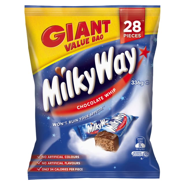 MILKY WAY FUN SIZE Chocolate Whip Bars 28 Piece Bag