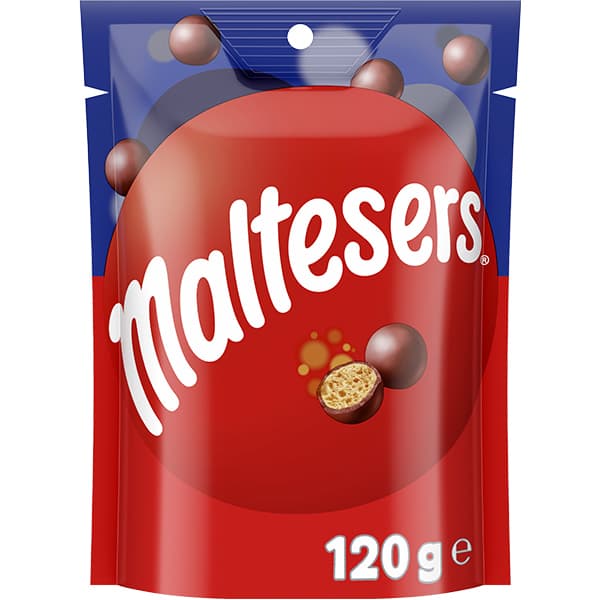 MALTESERS Extra Choc Snack & Share Bag 120g