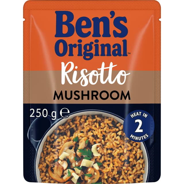 Ben's Original Mushroom Risotto Microwave Rice Pouch 250g