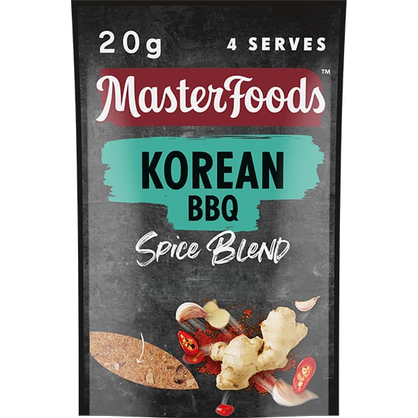 MasterFoods Korean BBQ Spice Blend Seasoning Sachet 20g