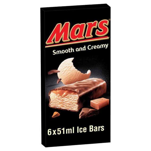 Mars Chocolate Smooth and Creamy Frozen Dessert Bar 6 Pack by Mars