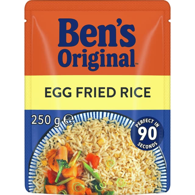 BEN'S ORIGINAL Egg Fried Microwave Rice Pouch 250g