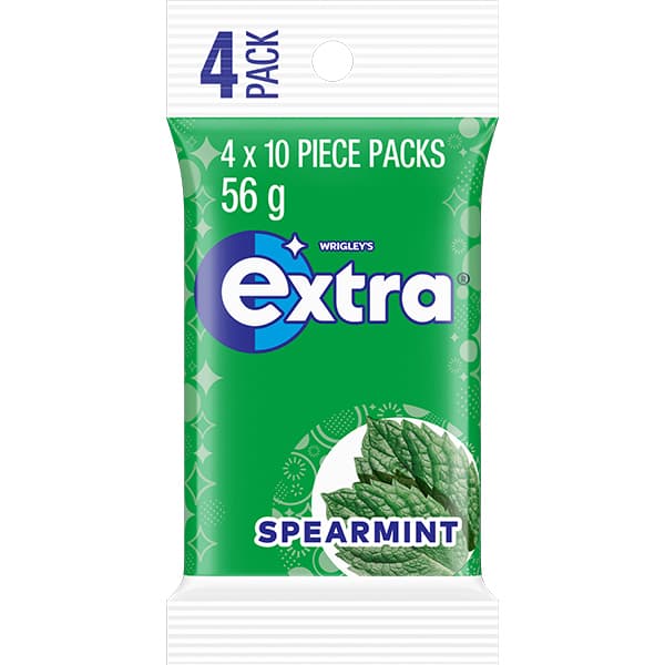 Extra Spearmint Sugar Free Chewing Gum 56g