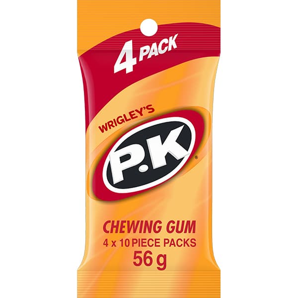 PK Original Chewing Gum Multipack 4 x 10 Pieces 56g