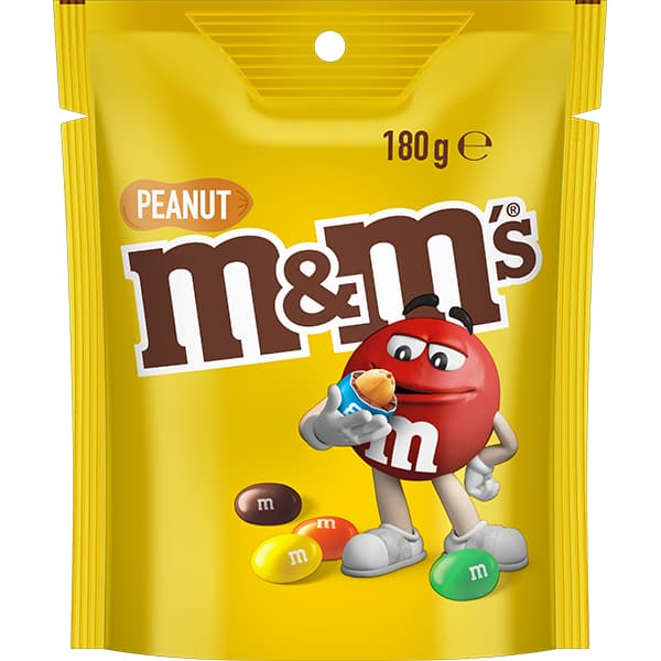 M&M’S Peanut Milk Chocolate Snack & Share Bag 180g