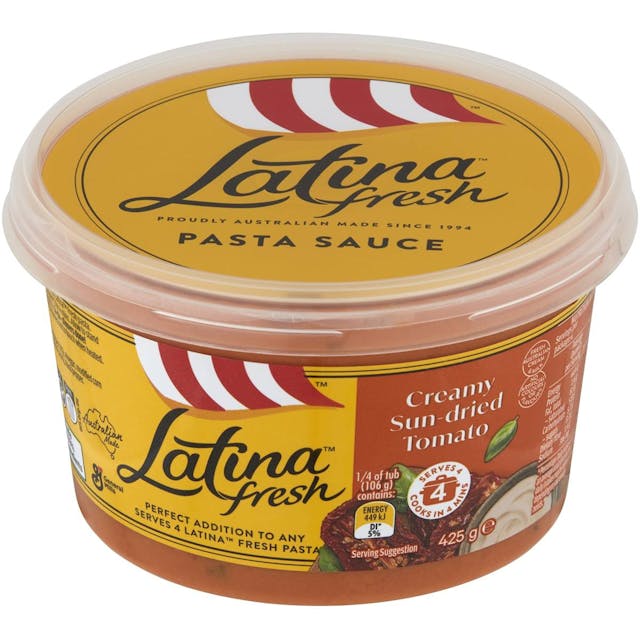 Latina Fresh Creamy Sundried Tomato Pasta Sauce
