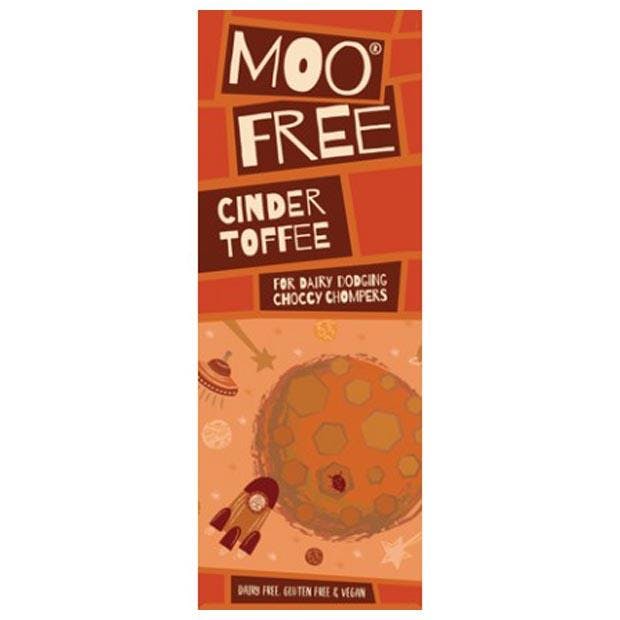 Moo Free Premium Chocolate Bar Cinder Toffee