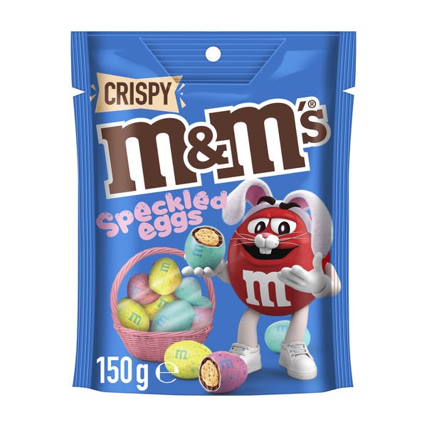 M&M's Crispy Chocolate Speckled Easter Egg Snack & Share Bag