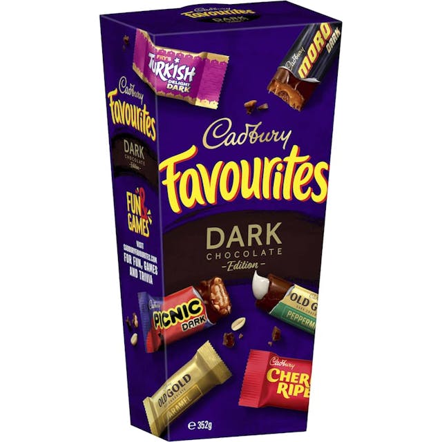 Cadbury Favourites Chocolates Dark Edition
