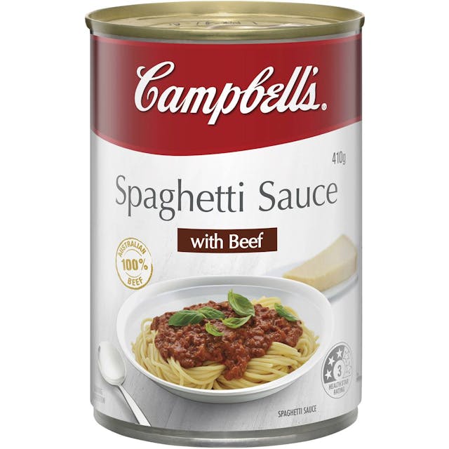 Campbell's Spaghetti Sauce With Beef