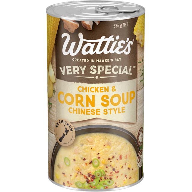 Wattie's Very Special Canned Chicken & Corn Soup Chinese Style