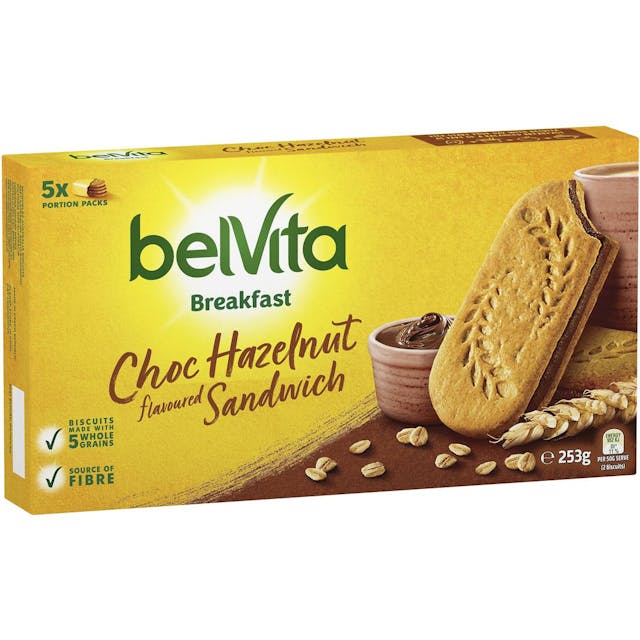 Belvita Choc Hazelnut Flavoured Breakfast Biscuits