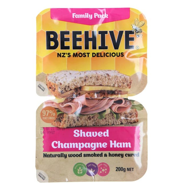 Beehive Ham Shaved Champagne