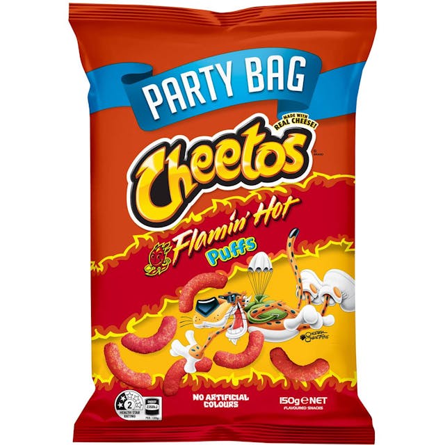 Cheetos Flamin' Hot Puffs Party Bag
