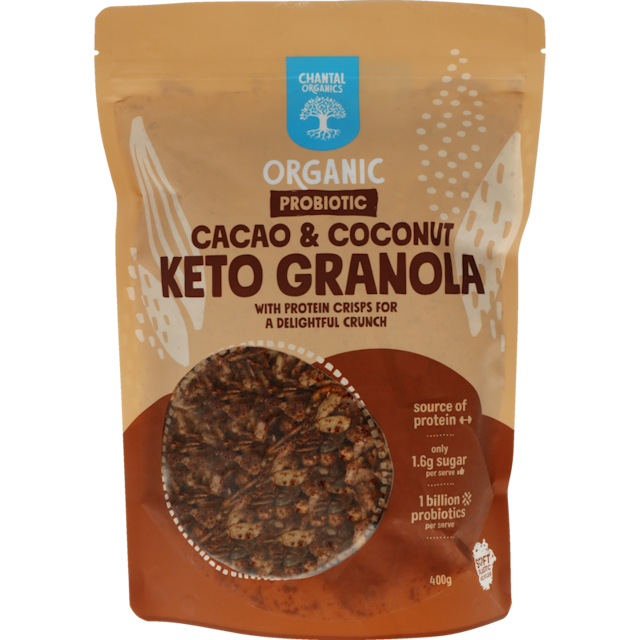 Cacao & Coconut Probiotic Keto Granola