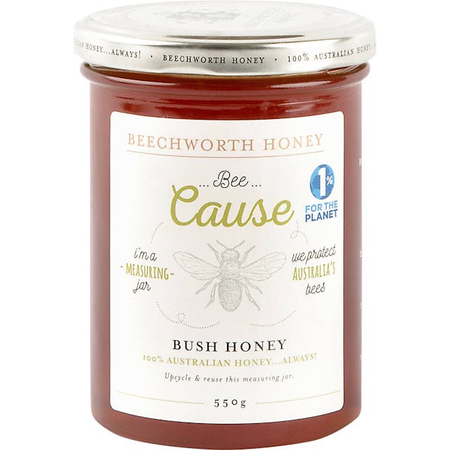 Beechworth Bee Cause 100% Australian Bush Honey Jar