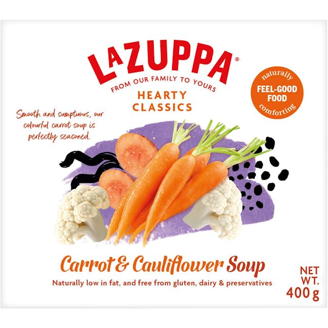 La Zuppa Microwave Soup Carrot & Cauliflower