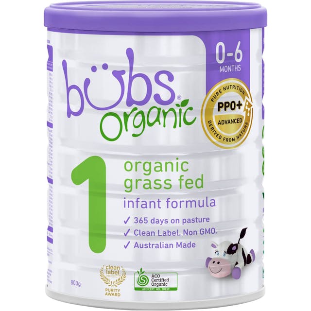 Bubs Organic Grass Fed Infant Formula Stage 1