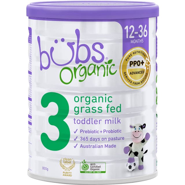 Bubs Organic Grass Fed Toddler Formula Stage 3