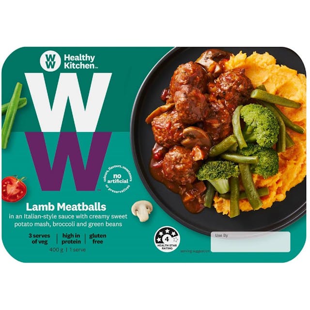 Weight Watchers Healthy Kitchen Lamb Meatballs Chilled Meal