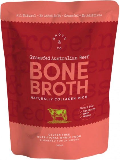 Broth & Co Australian Grass Fed Beef Bone Broth Pouch