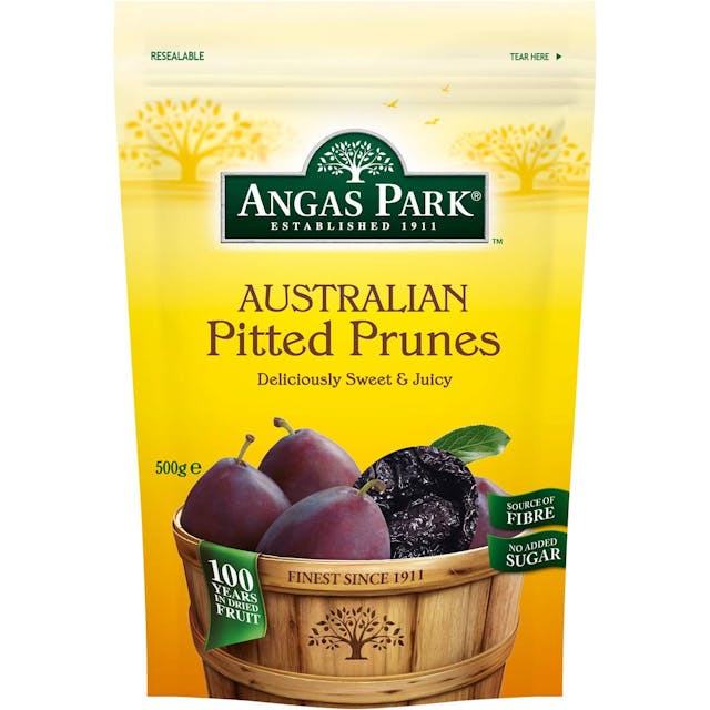 Angas Park Prunes Pitted Resealable
