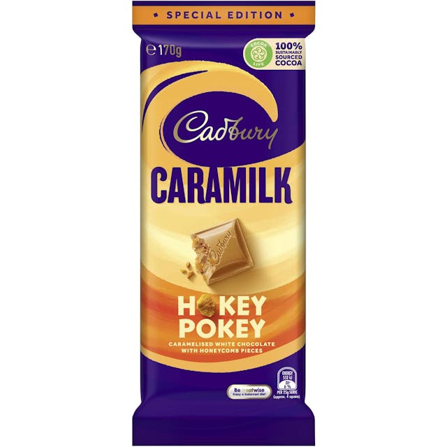 Cadbury Caramilk Hokey Pokey Chocolate Block