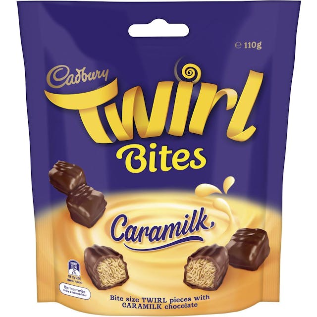Cadbury Caramilk Twirl Bites