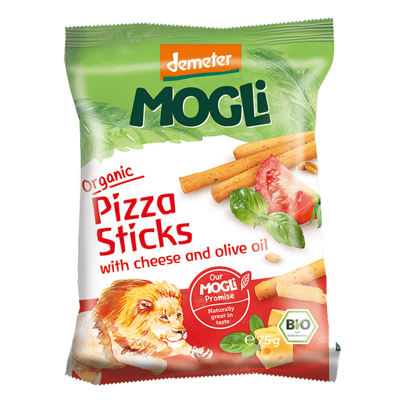 Mogli Organic Pizza Sticks With Cheese And Olive Oil
