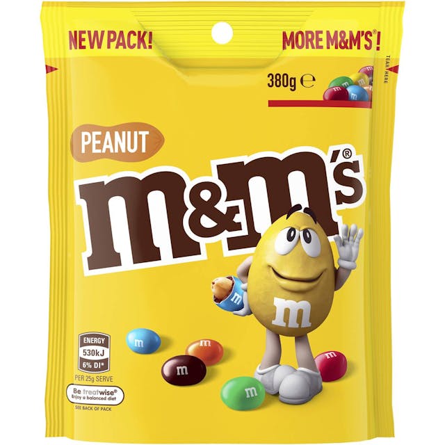 M&M's Peanut Chocolate Snack & Share Bag