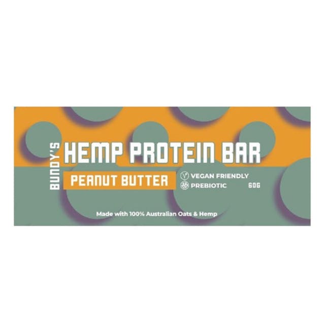 Bundy's Health Hemp Protein Bar Peanut Butter