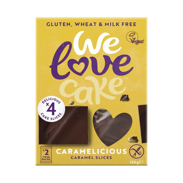 We Love Cake Vegan Caramel Slice