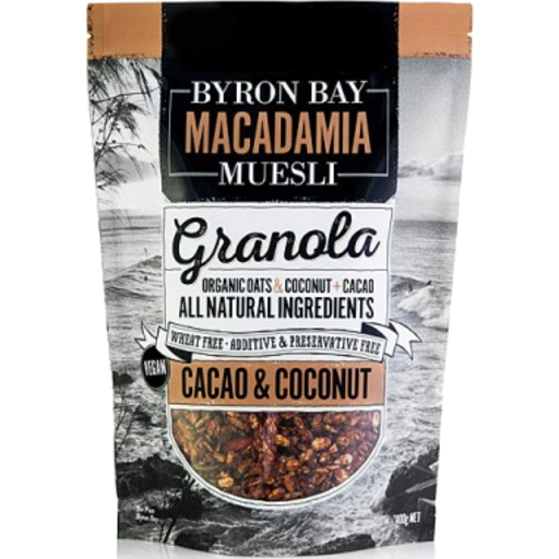 Byron Bay Macadamia Granola Cacao & Coconut