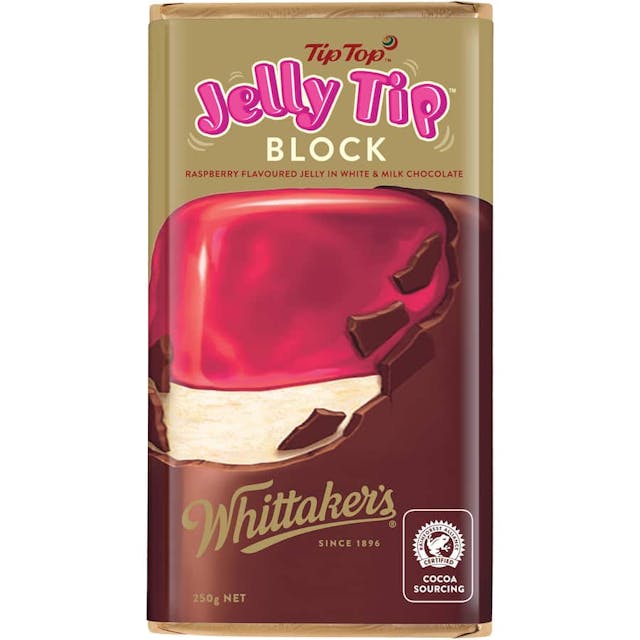 Whittakers Chocolate Block Jelly Tip
