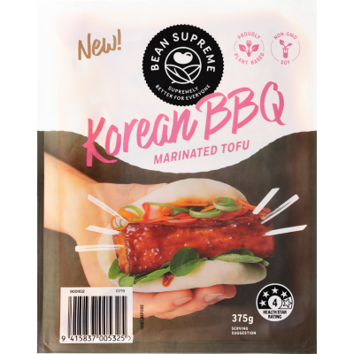 Bean Supreme Korean Bbq Marinated Tofu
