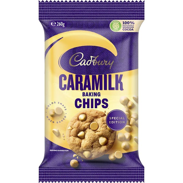 Cadbury Caramilk Baking Chips