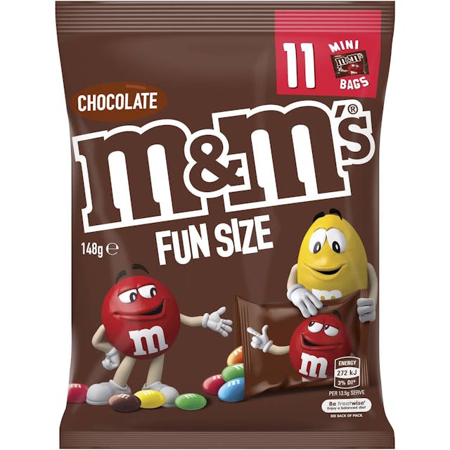 M&M's Milk Chocolate Party Share Bag 11Pc