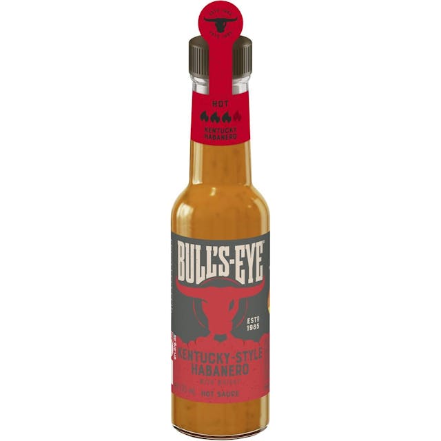 Bull's-Eye Kentucky Style Habanero Hot Sauce With Whisky