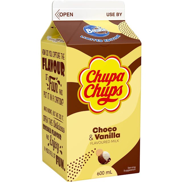 Breaka Chupa Chups Choco & Vanilla Flavoured Milk