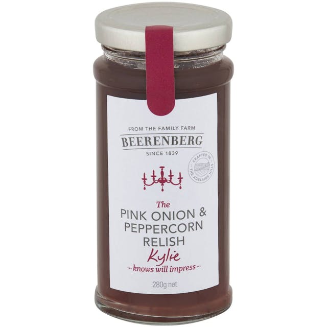 Beerenberg The Pink Onion & Peppercorn Relish