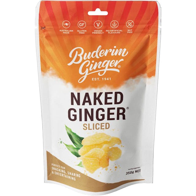 Buderim Ginger Sliced Naked Ginger