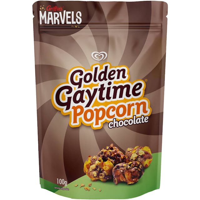 Griffins Marvels Golden Gaytime Popcorn Chocolate
