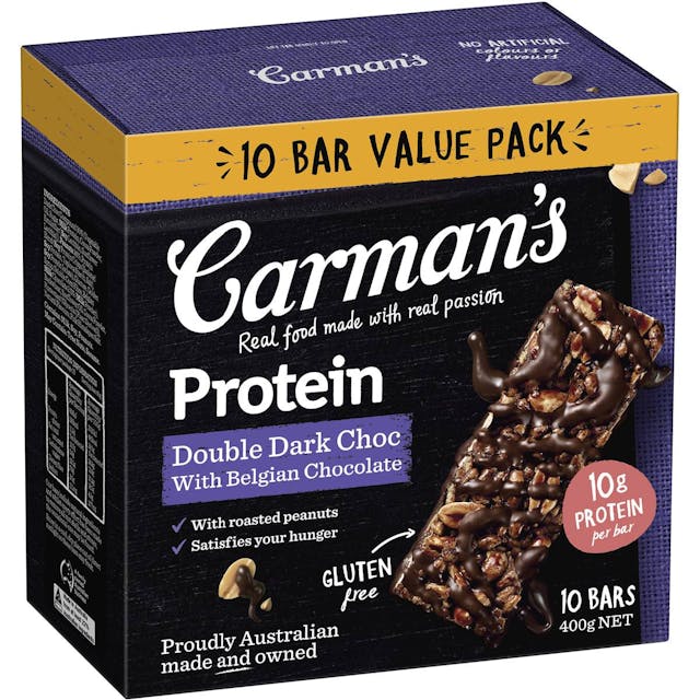 Carman's Double Dark Choc Protein Bar