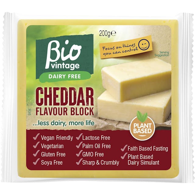 Bio Cheese Dairy Free Cheddar Flavour Block