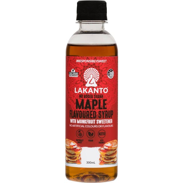 Lakanto Monkfruit No Sugar Added Maple Flavoured Syrup