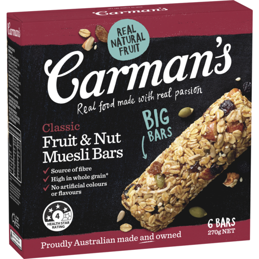 Carman's Classic Fruit Muesli Bars