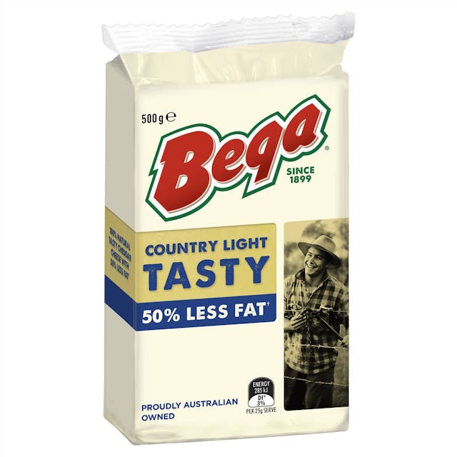Bega Country Light Tasty Cheese